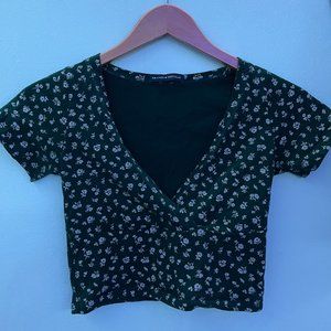 Brandy Melville green crop top